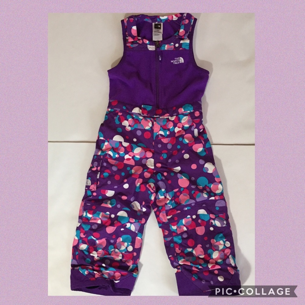 The North Face snow bibs 4T